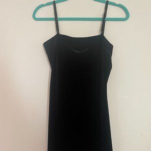 Marian & Maral Black Velvet Mini Dress